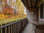 Private Balcony with Sunday River Trail Views